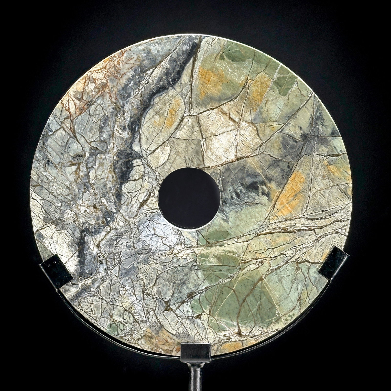 Stunning Onyx Disc on a custom stand - 8