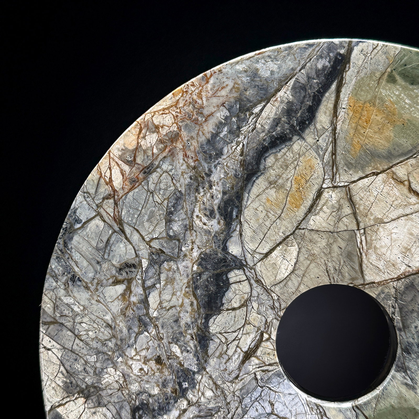 Stunning Onyx Disc on a custom stand - 9