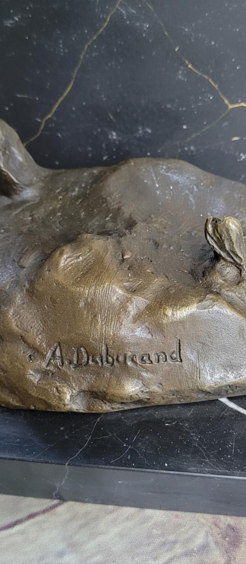 Orientalist Bronze Sculpture of an Arab Man on Horseback After A. Dubucand, French Art Statue - 10