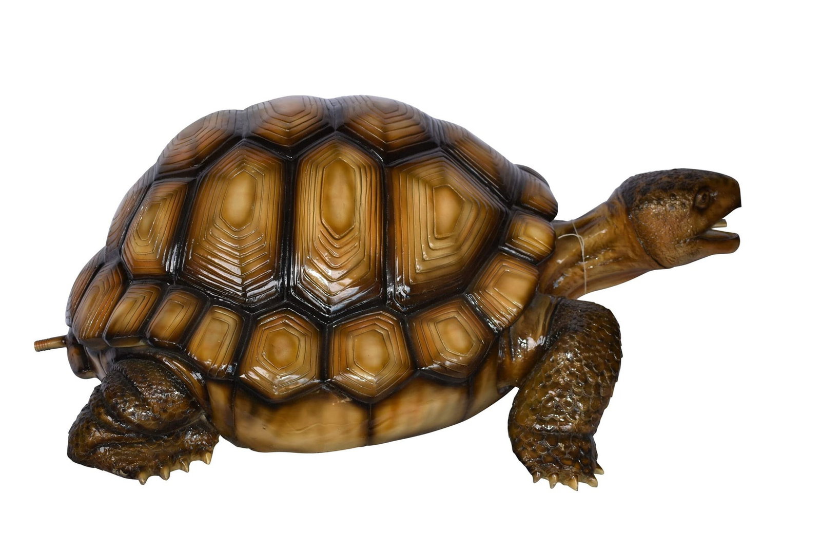 Giant Tortoise Turtle Fountain Light Brown Finish Bronze Statue 24"x 38" x 16"H (1 of 10)