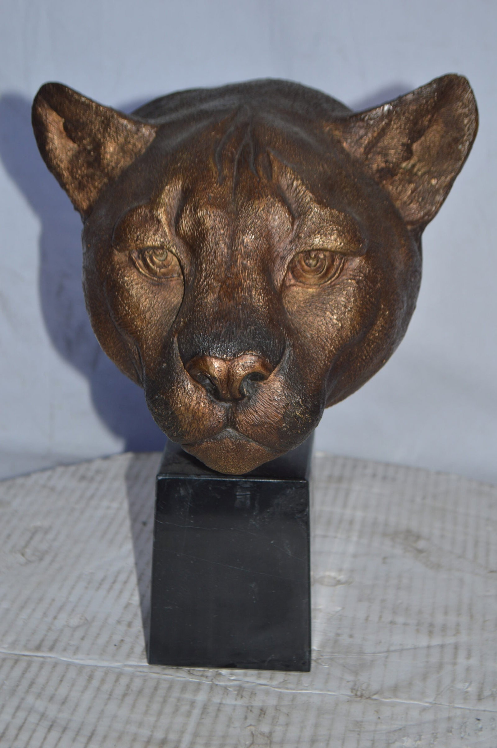 Majestic Lions on Marble Base Bronze Statue – Lost Wax Cast, Patina Finish - Timeless Symbol of - 11