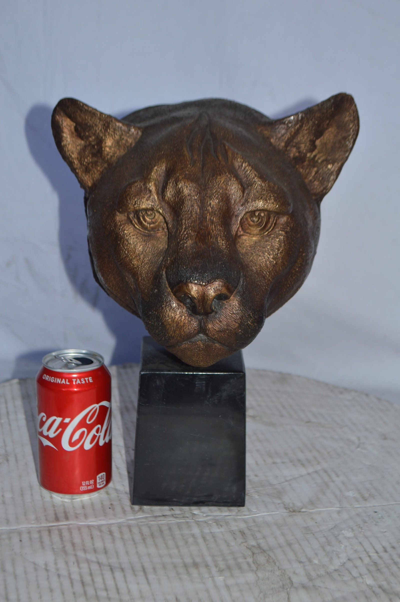 Majestic Lions on Marble Base Bronze Statue – Lost Wax Cast, Patina Finish - Timeless Symbol of - 3