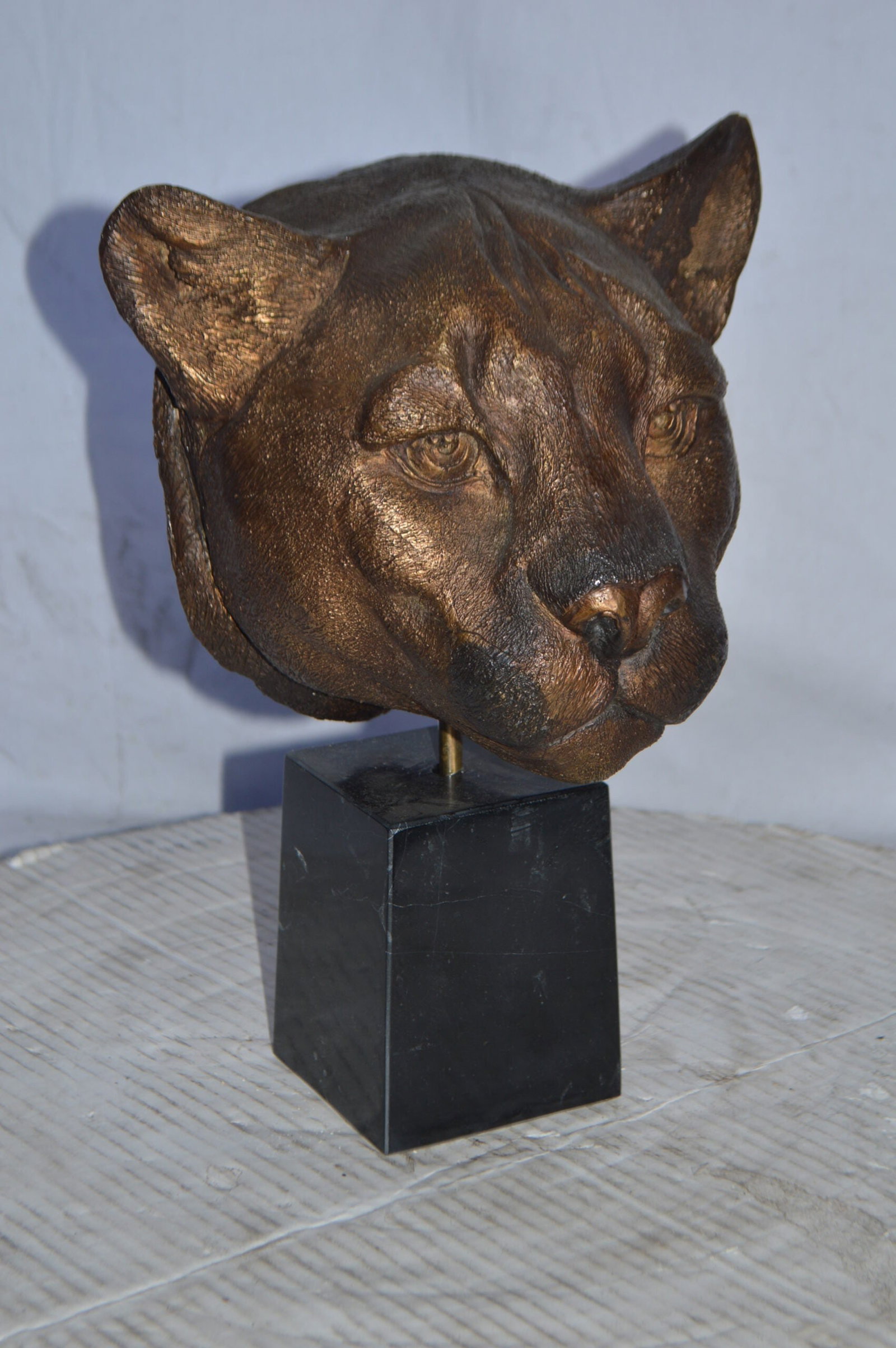 Majestic Lions on Marble Base Bronze Statue – Lost Wax Cast, Patina Finish - Timeless Symbol of - 4
