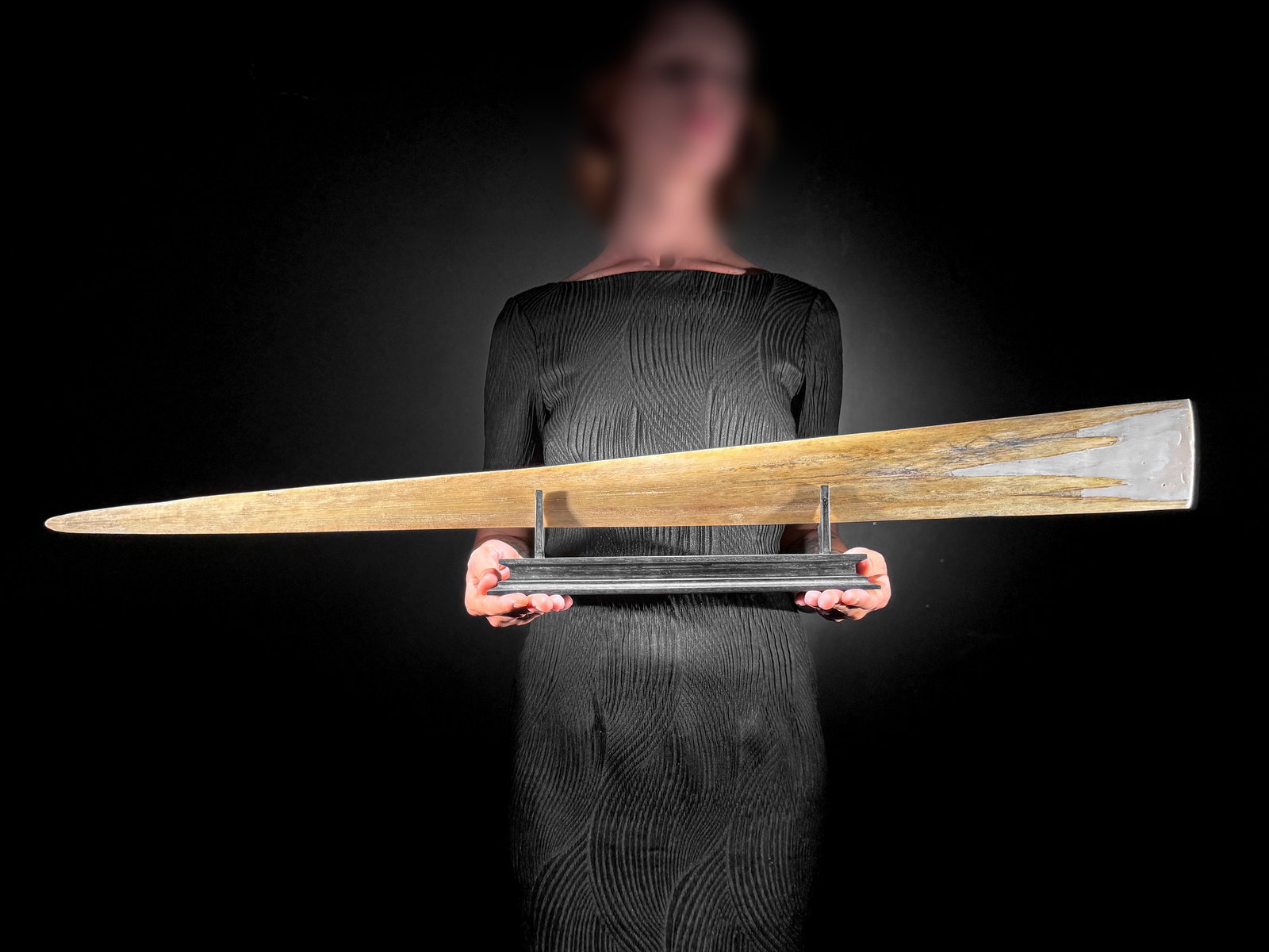 A stunning carved swordfish rostrum - Parade of Savannah elephants - 2