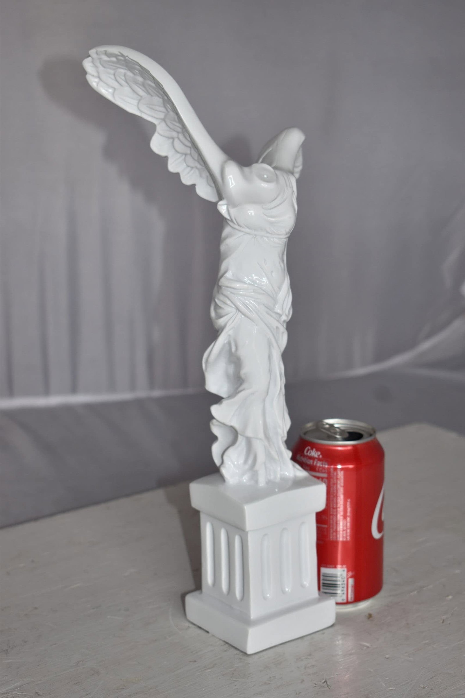 Winged Victory Nike of Samothrace Statue Made of Resin Size: 6" x 6" x 14"H - 4