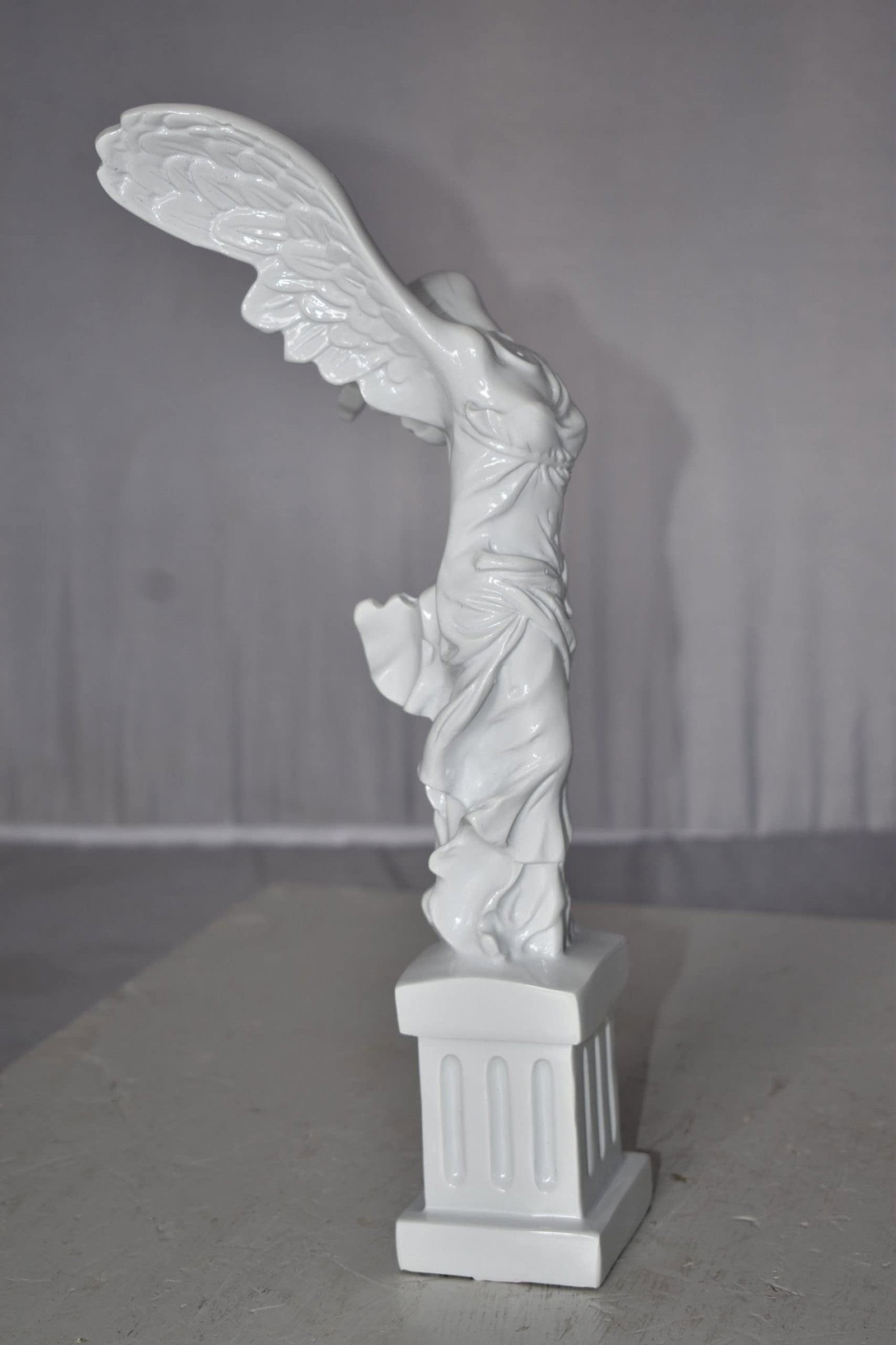 Winged Victory Nike of Samothrace Statue Made of Resin Size: 6" x 6" x 14"H - 7