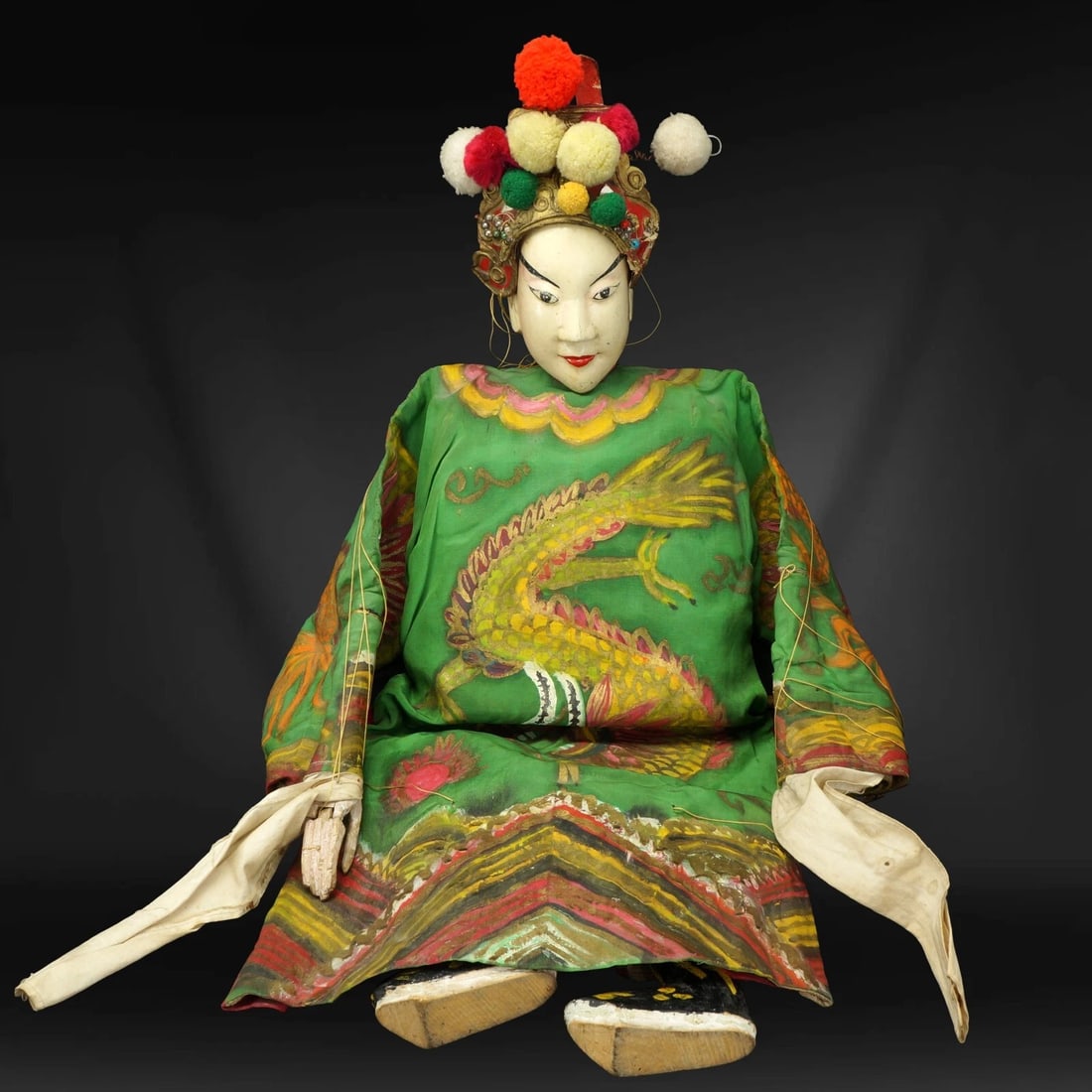 Large Chinese Qing Opera Puppet (26 in) - 2