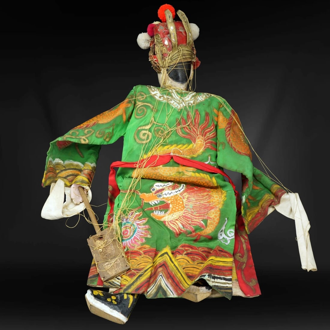 Large Chinese Qing Opera Puppet (26 in) - 9