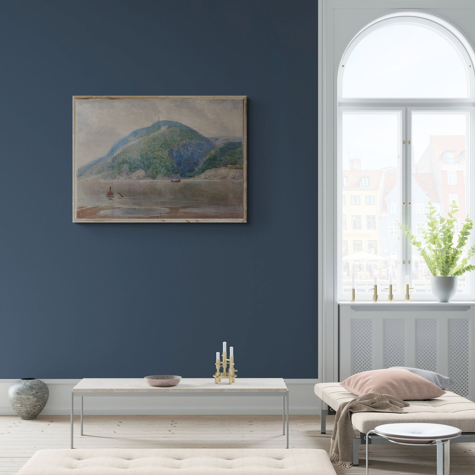 Latunov Grigory (Ukrainian artist), "Monastic mountain in Kanev", oil on canvas - 2