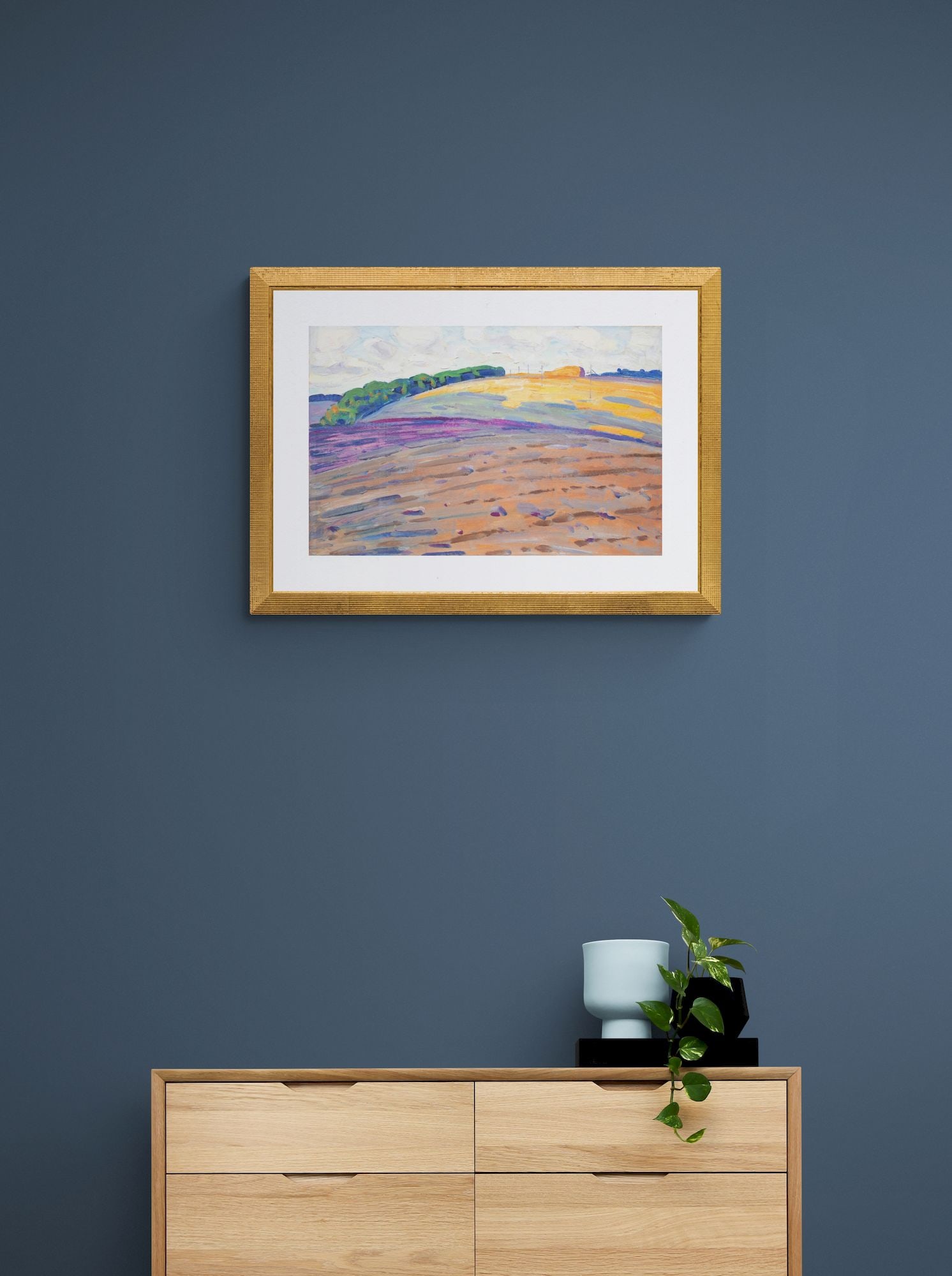 Tyukha Ivan (Ukrainian artist), "Field", oil on cardboard - 3