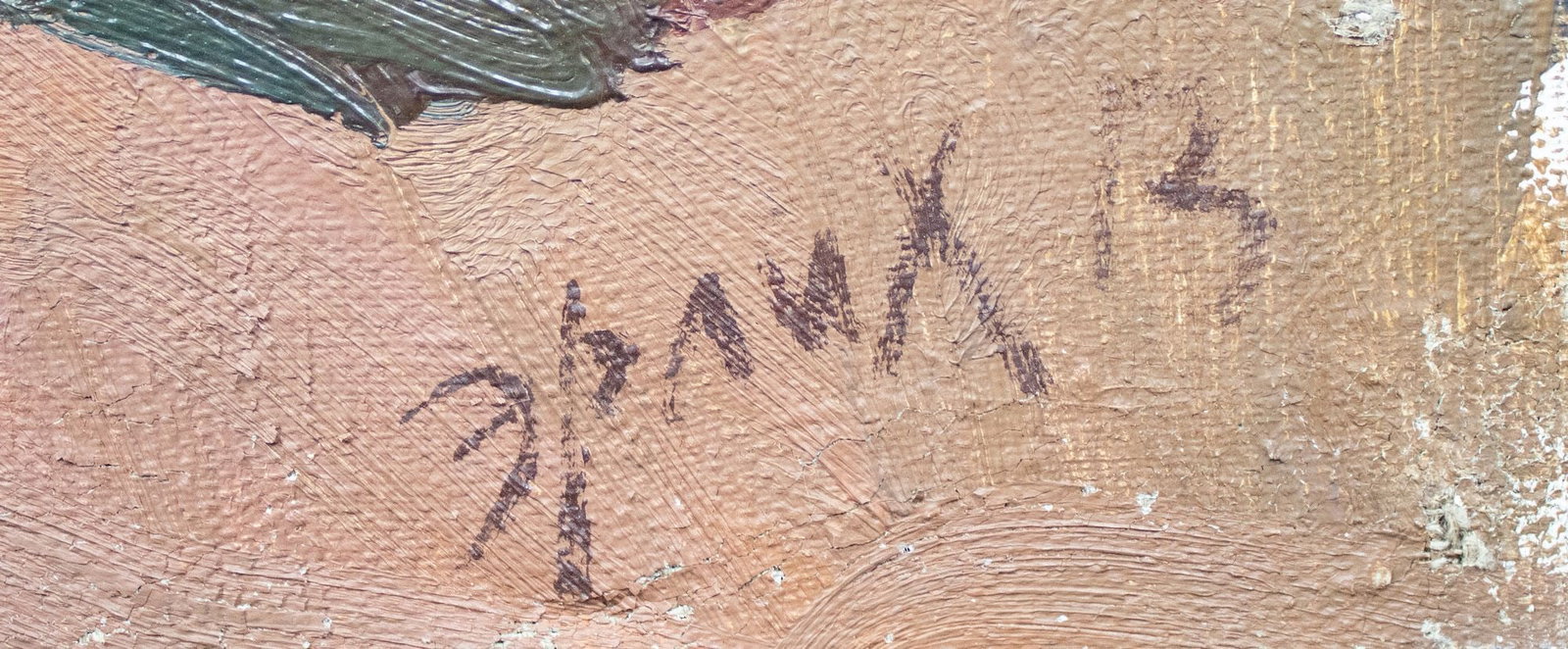 Erlih Volodymyr (Ukrainian artist), "Construction", oil on canvas - 2