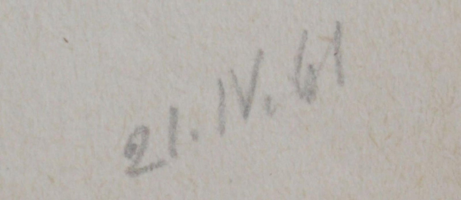 Bizyukov Onufry (Ukrainian artist), "Woman", pencil on paper - 2