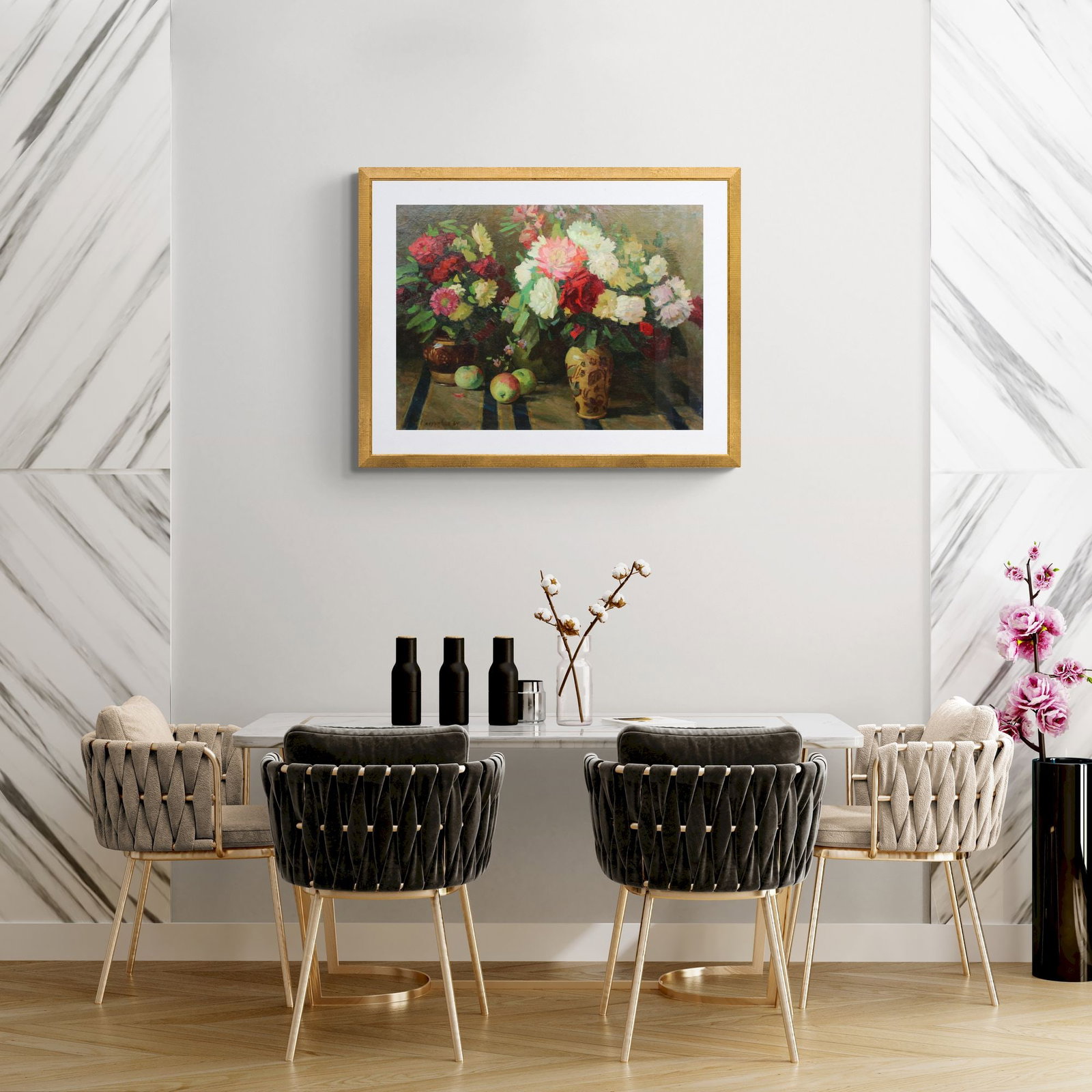 Tyukha Ivan (Ukrainian artist), "Walk along the shore of the pond", oil on cardboard - 4