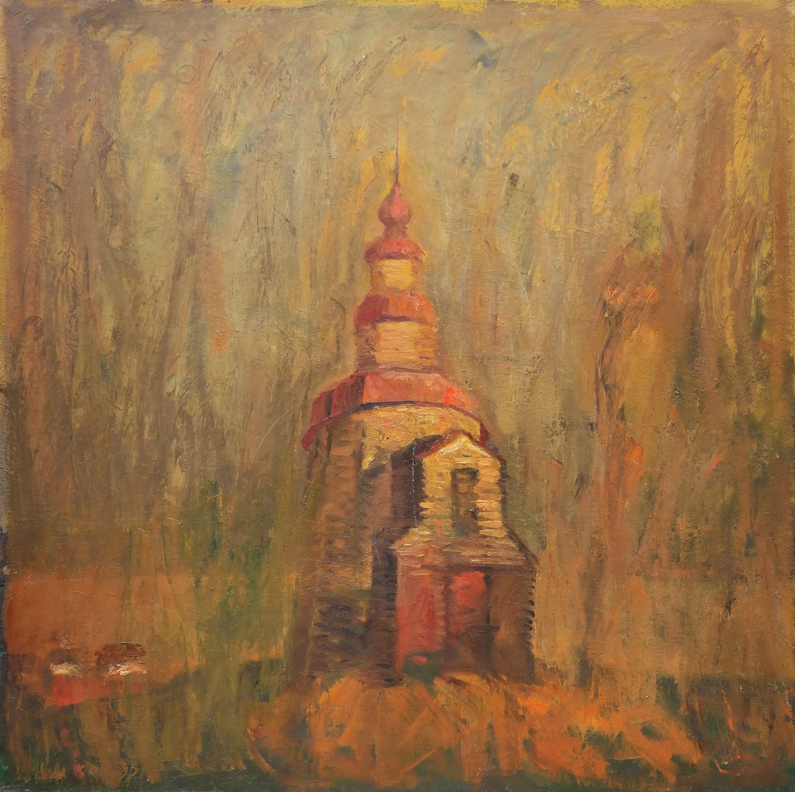 Mynka Olexandr (Ukrainian artist), "Coveted edge", oil on canvas: Title: Mynka Olexandr (Ukrainian artist), "Coveted edge", oil on canvas Artist: Mynka Olexandr Fedorovich Description: ARTIST: Mynka Olexandr Fedorovich, Ukrainian artist TITLE: "Coveted edge" SIZE: 1