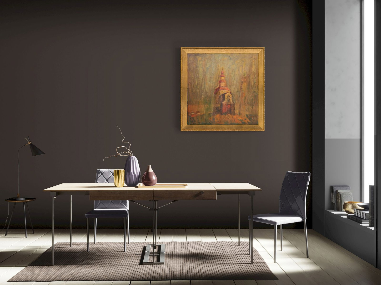 Mynka Olexandr (Ukrainian artist), "Coveted edge", oil on canvas - 3