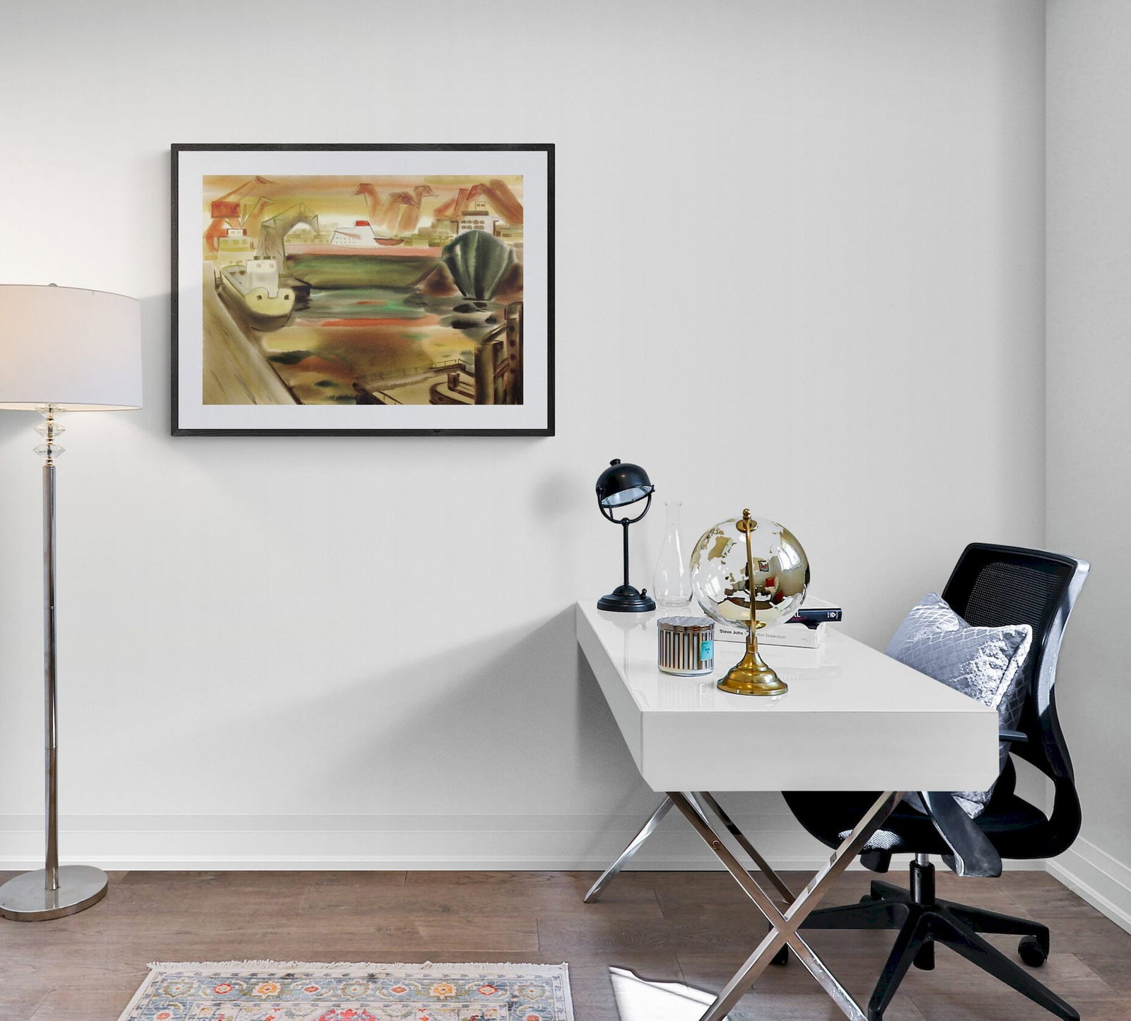 Kirilkov Valentin (Ukrainian artist), "Berth", watercolor on paper - 2