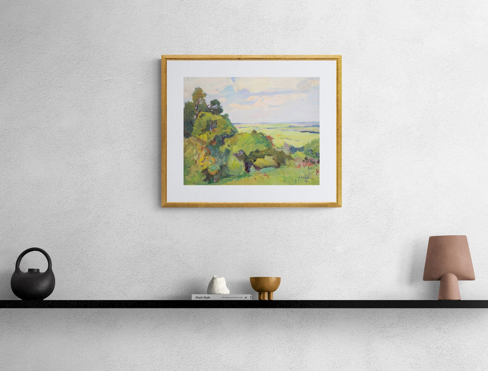 Hantman Moses (Ukrainian artist), "August day", oil on cardboard - 4