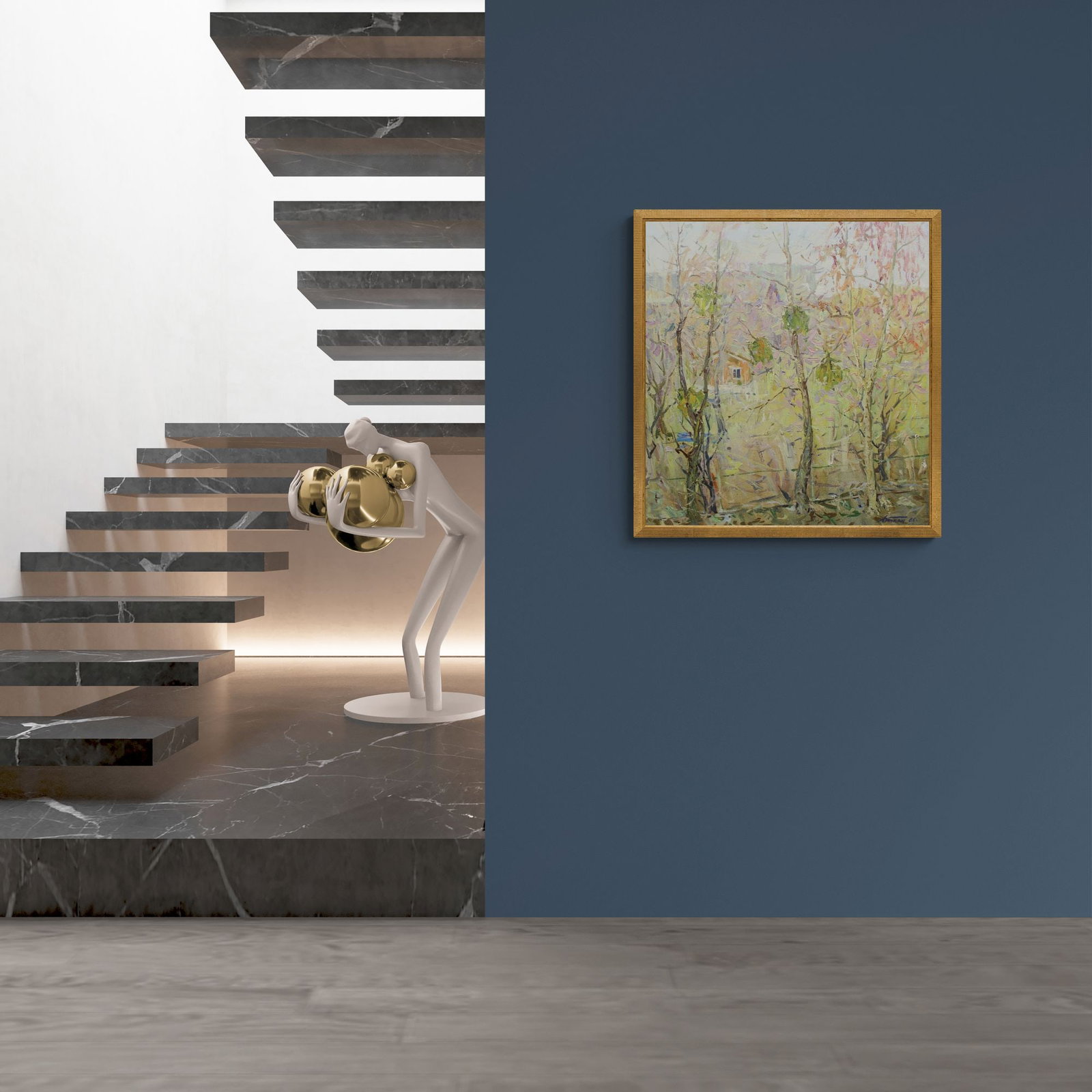 Tkach Anatoly (Ukrainian artist), "Morning", oil on canvas - 5