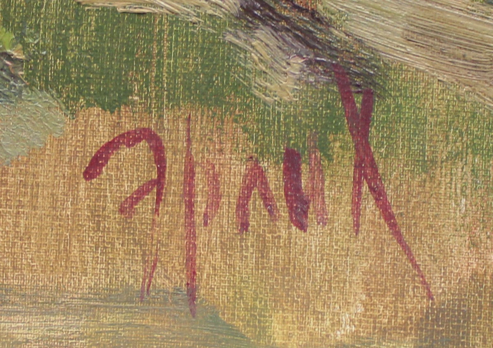 Erlih Volodymyr (Ukrainian artist), "Road to Pushcha-Voditsa", oil on cardboard - 2