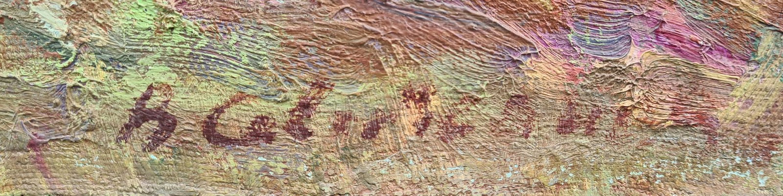 Sevastyanov Victor (Ukrainian artist), "Spring flooding", oil on canvas - 2