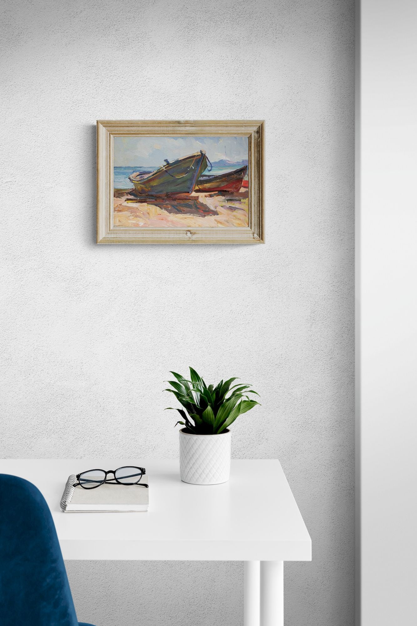 Kuts Vladimir (Ukrainian artist), "Boats", oil on cardboard - 3