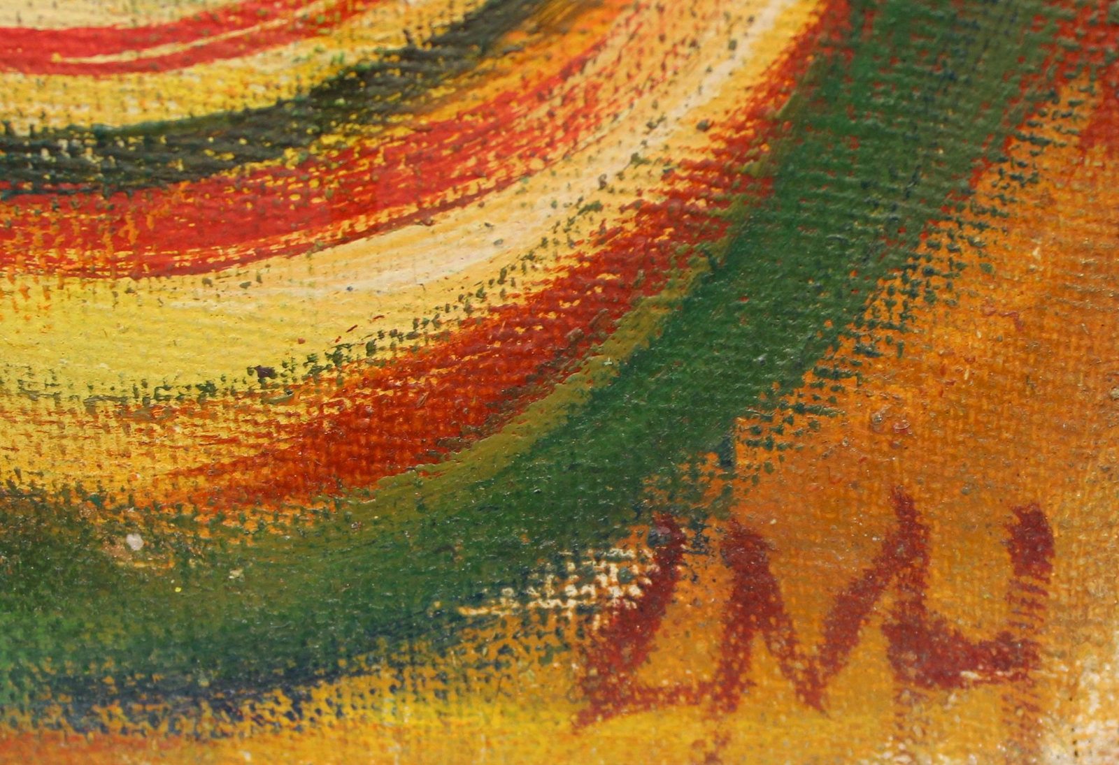 Chorny Mykhaylo (Ukrainian artist), "Older cocks", oil on canvas - 2