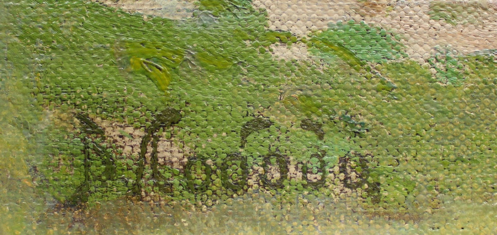 Loboda (Ukrainian artist), "Ukrainian house", oil on canvas on cardboard - 2