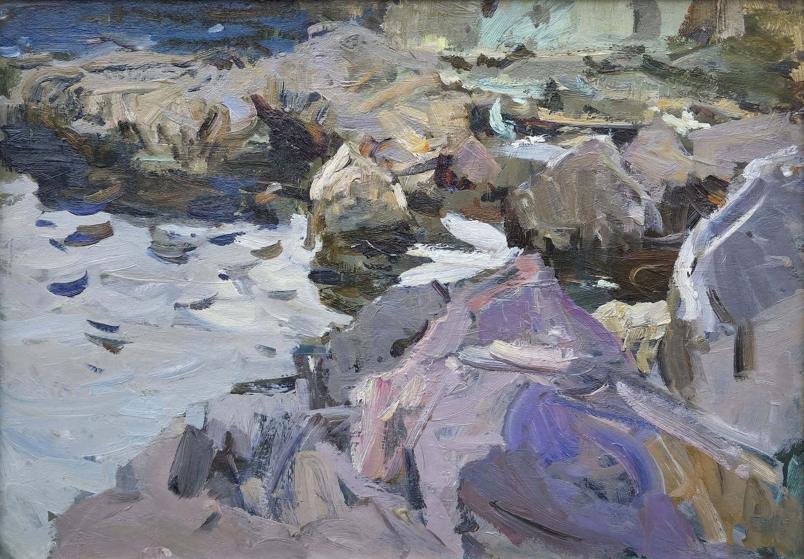 Zakharov Fedir (Ukrainian artist), "In Gurzuf", oil on cardboard - 3