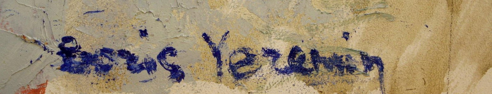 Yeremin Boris (Ukrainian artist), "On the Oskol river", oil on cardboard - 2