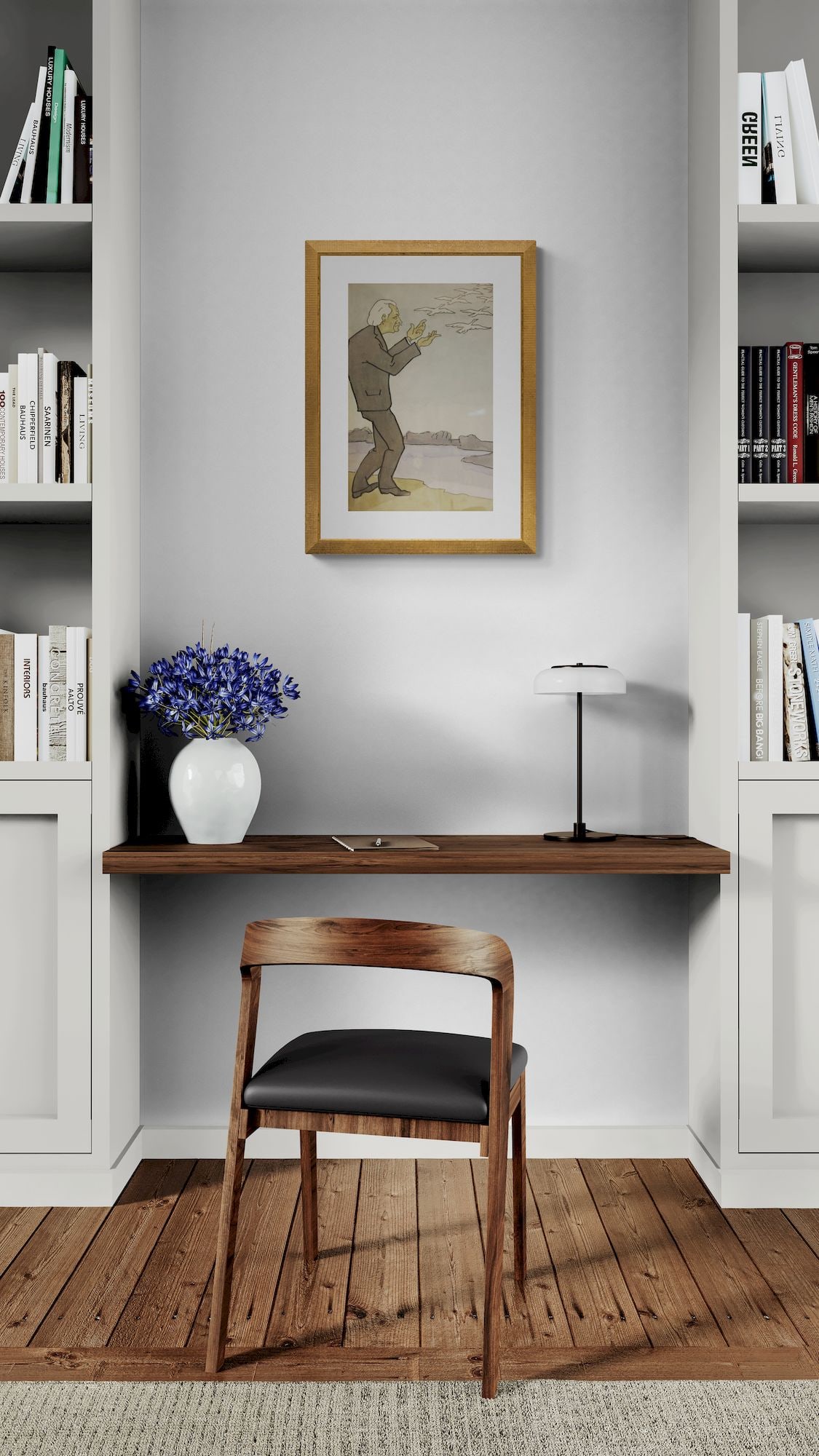 Sabadish Petro (Ukrainian artist), "Geese fly away", watercolor on paper - 3