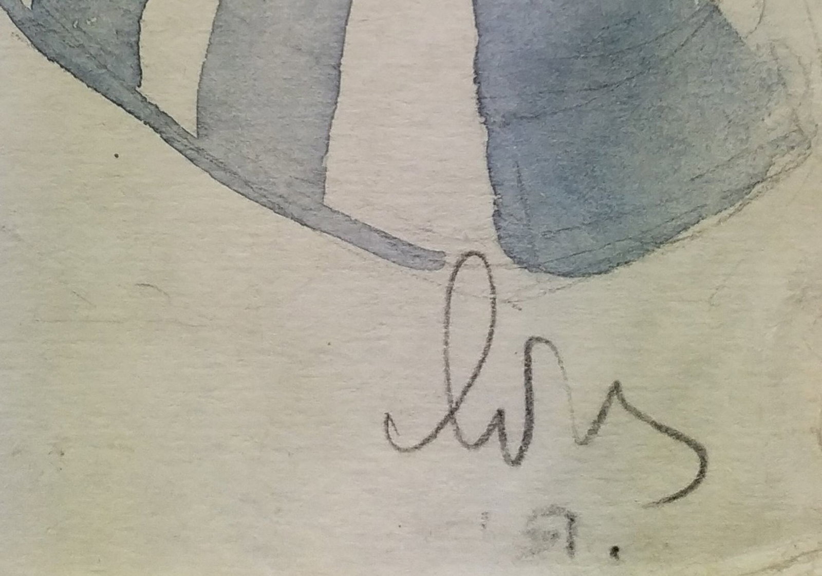 Yablonska Olena (Ukrainian artist), "The daughter-in-law has arrived", watercolor on cardboard - 4