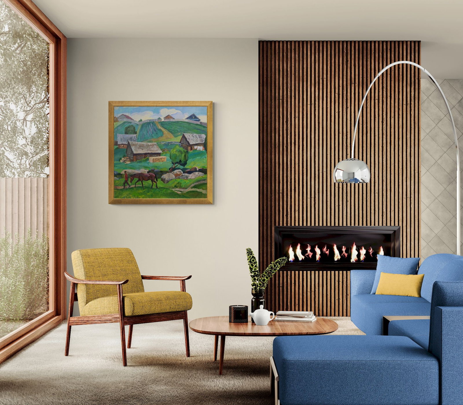 Volnenko Olexandr (Ukrainian artist), "Summer. Ivanovs` ravine", oil on canvas - 4