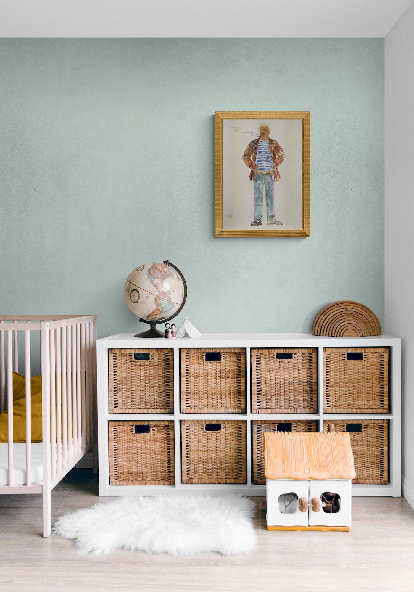 Yablonska Olena (Ukrainian artist), "Boatswain", watercolor on cardboard - 4