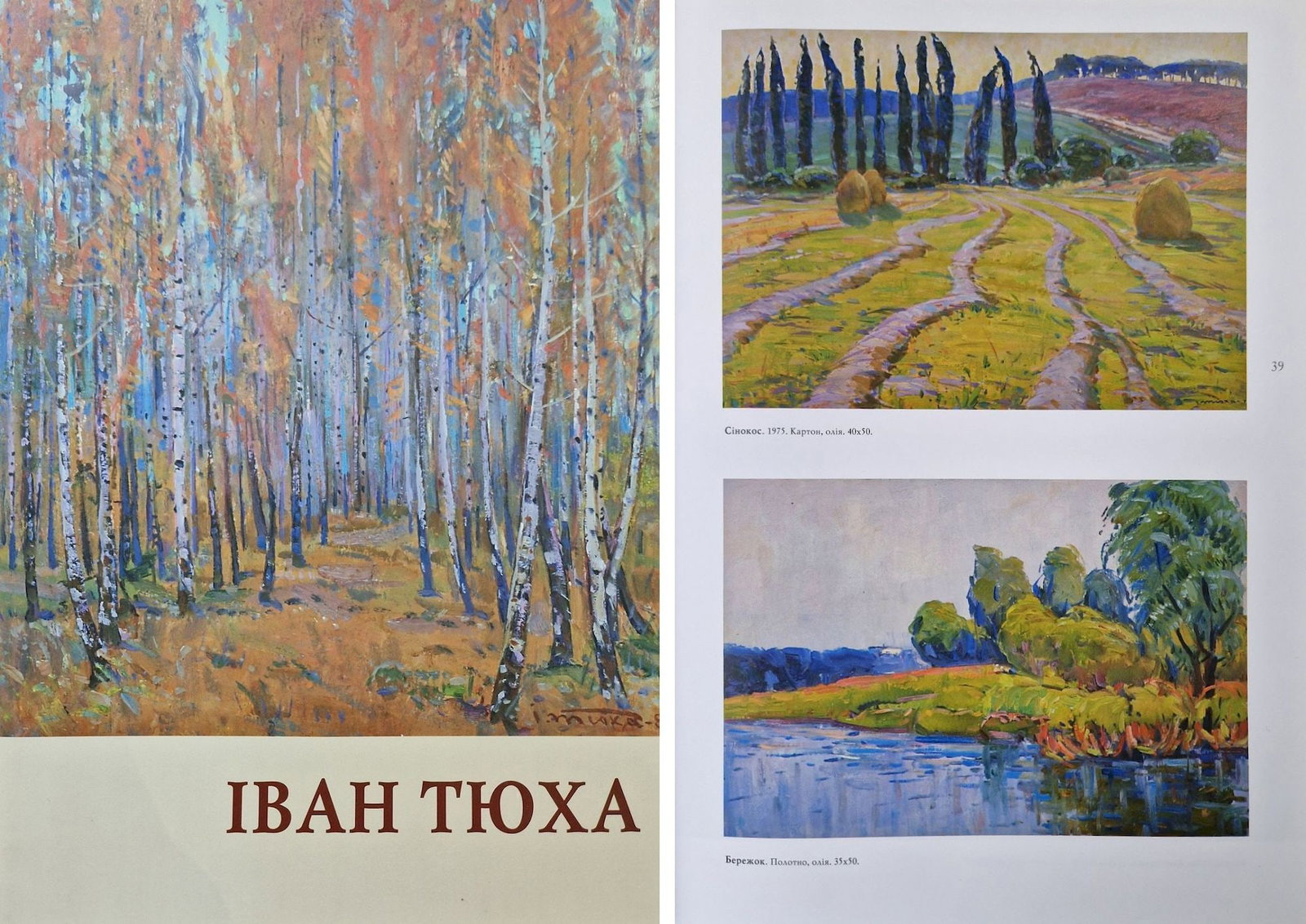 Tyukha Ivan (Ukrainian artist), "Haymaking", oil on cardboard - 3