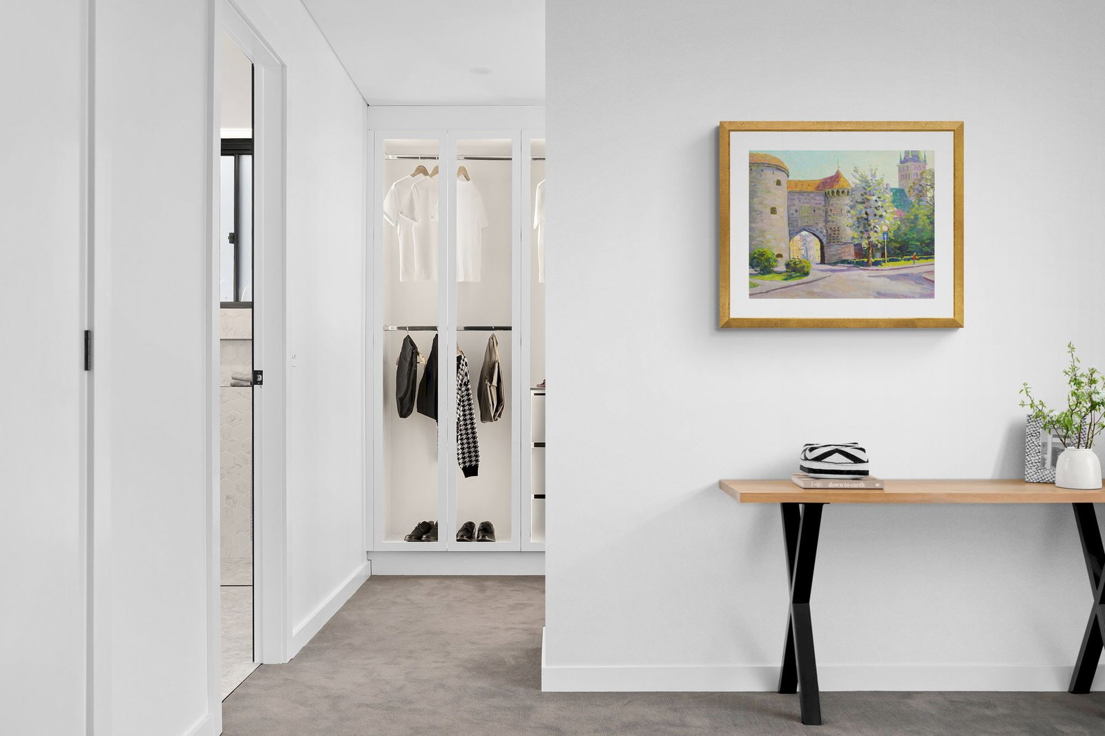 Tyukha Ivan (Ukrainian artist), "Old city", oil on canvas - 4