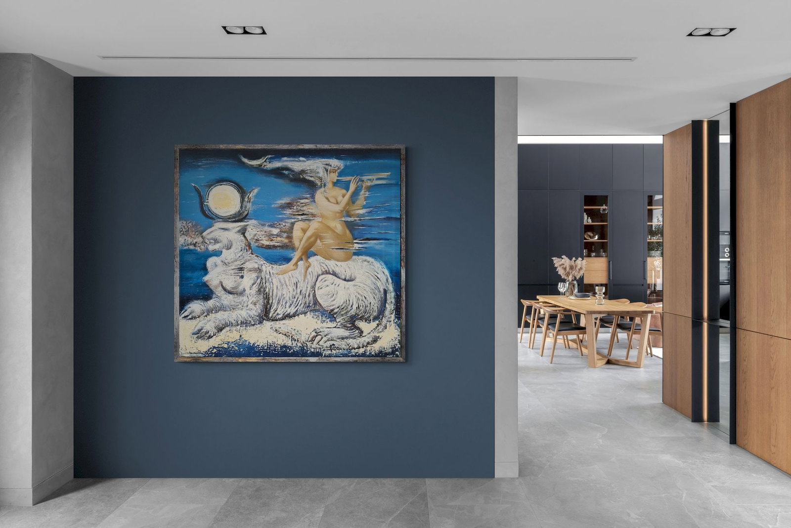 Gerasimenko Natalia (Ukrainian artist), "Night melody", oil on canvas - 4