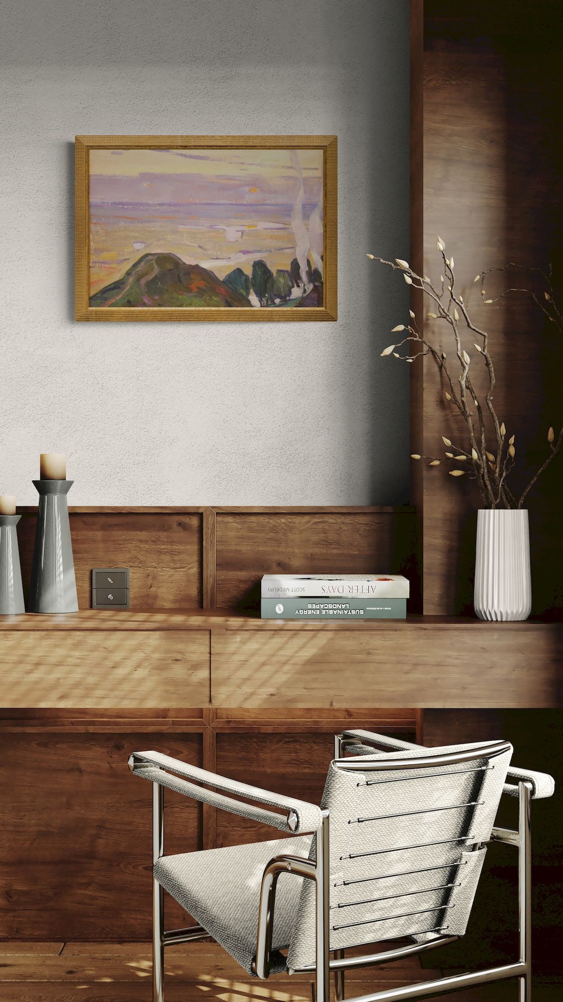 Tyukha Ivan (Ukrainian artist), "Morning", oil on cardboard - 4