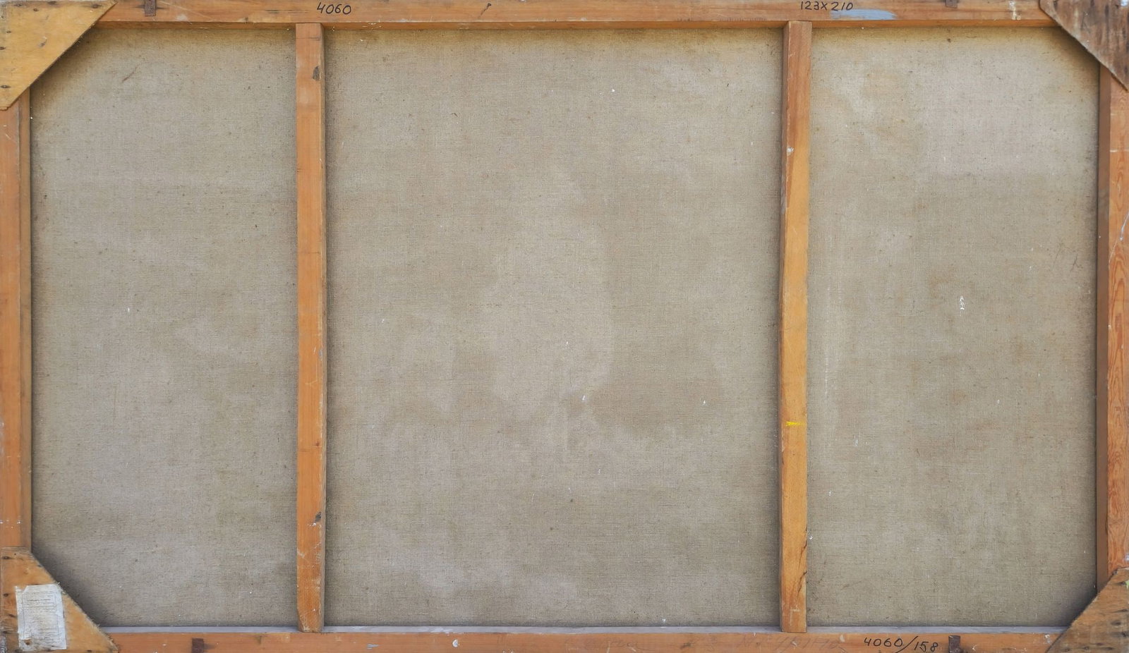 Unidentified (Ukrainian artist), "The girl collects wild flowers", oil on canvas - 2