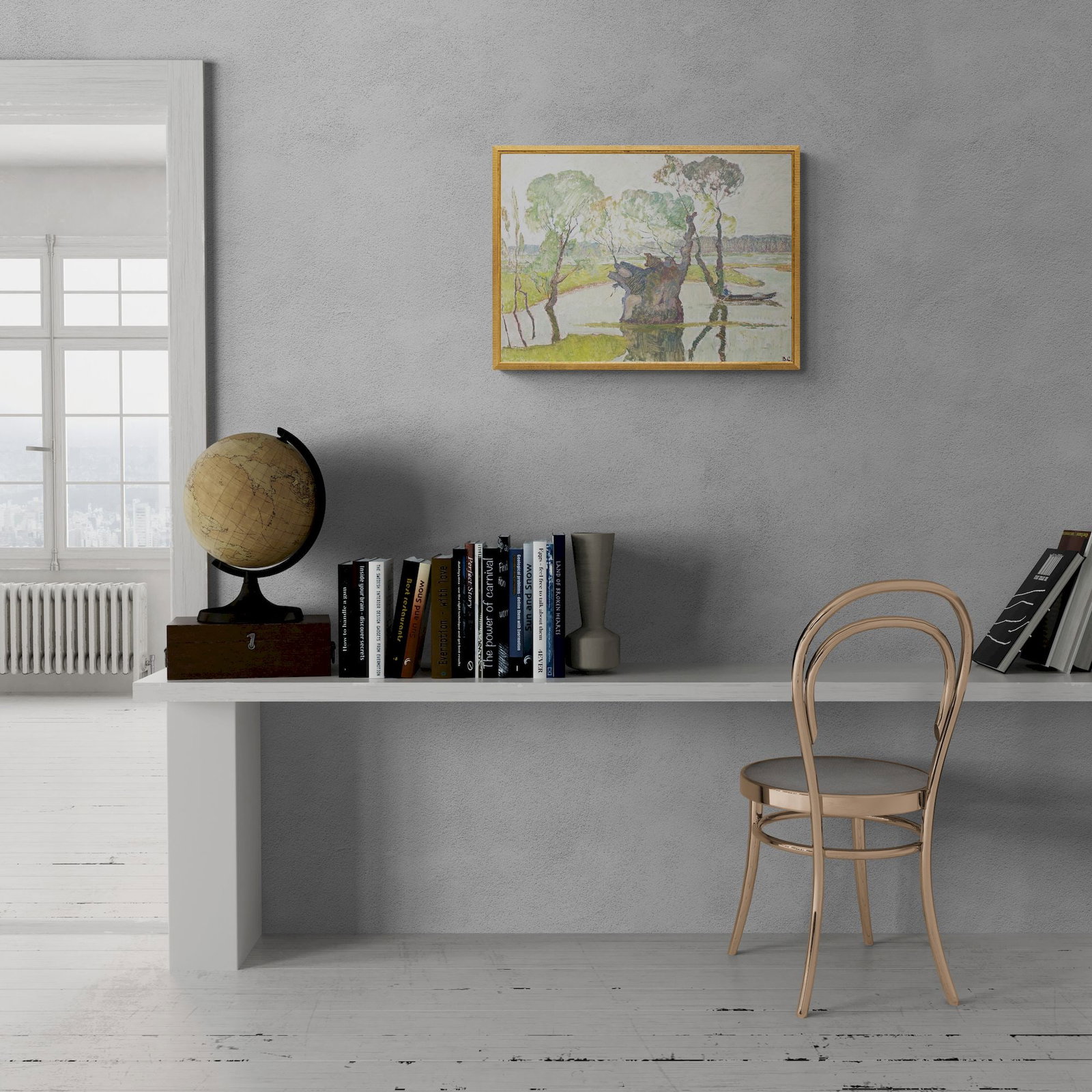 Sevastyanov Victor (Ukrainian artist), "Mighty oak", oil on cardboard - 4