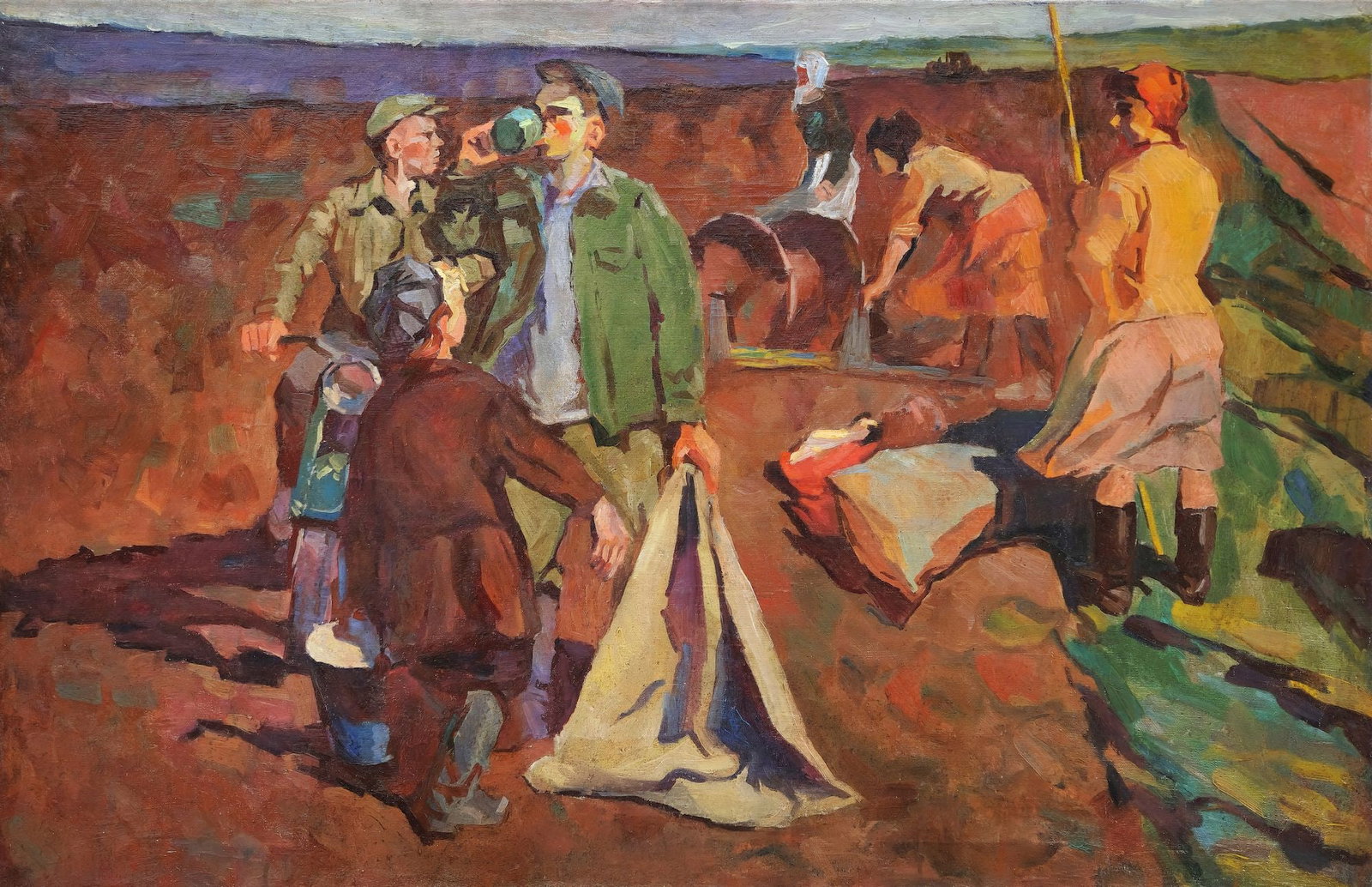 Tomenko Grigoryi (Ukrainian artist), "Youth spring", oil on canvas: Title: Tomenko Grigoryi (Ukrainian artist), "Youth spring", oil on canvas Artist: Tomenko Grigoryi Oleksiyovich Description: ARTIST: Tomenko Grigoryi Oleksiyovich, Ukrainian artist TITLE: "Youth