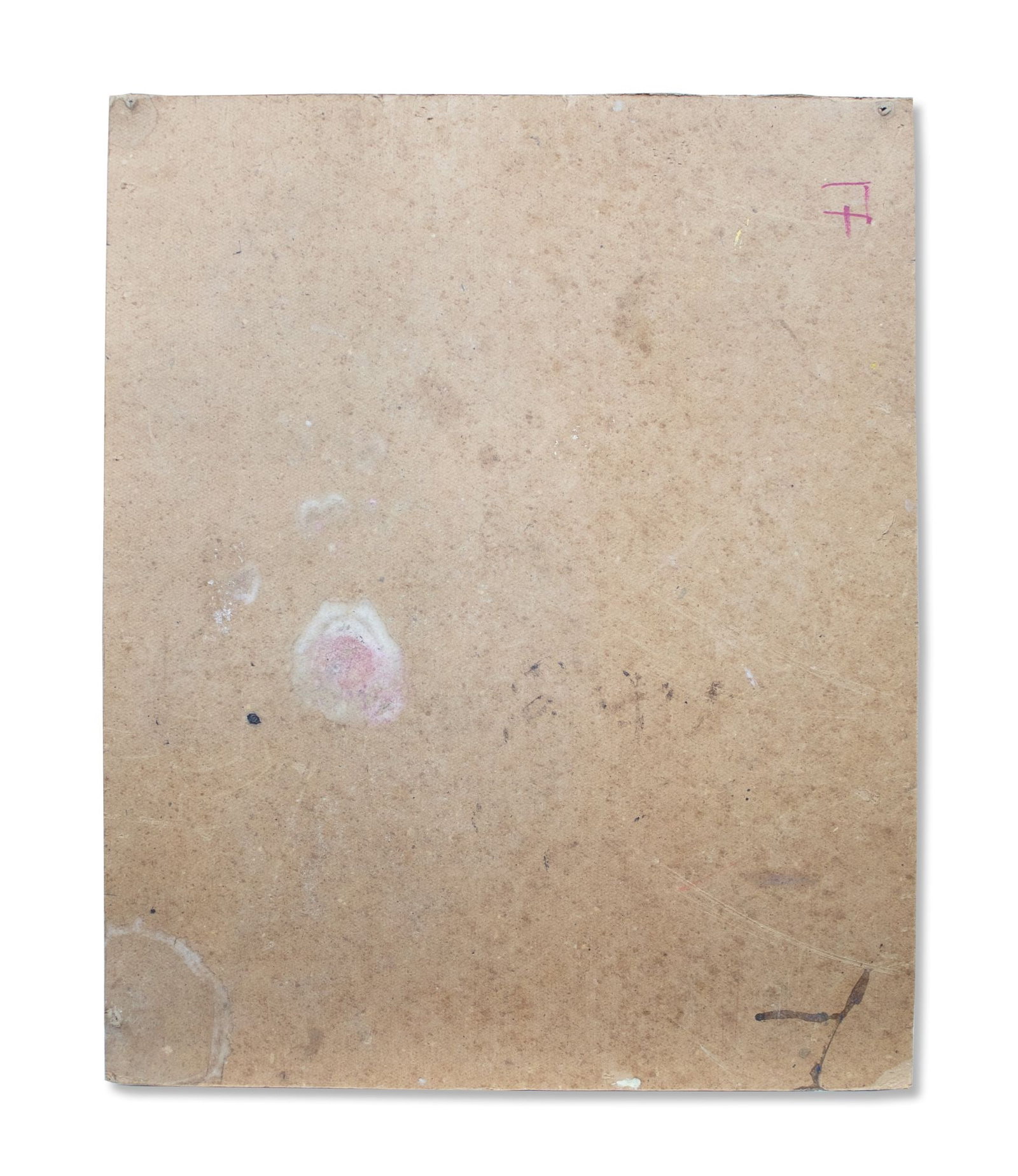 Unidentified (Ukrainian artist), "Roses and viburnum", oil on cardboard - 2