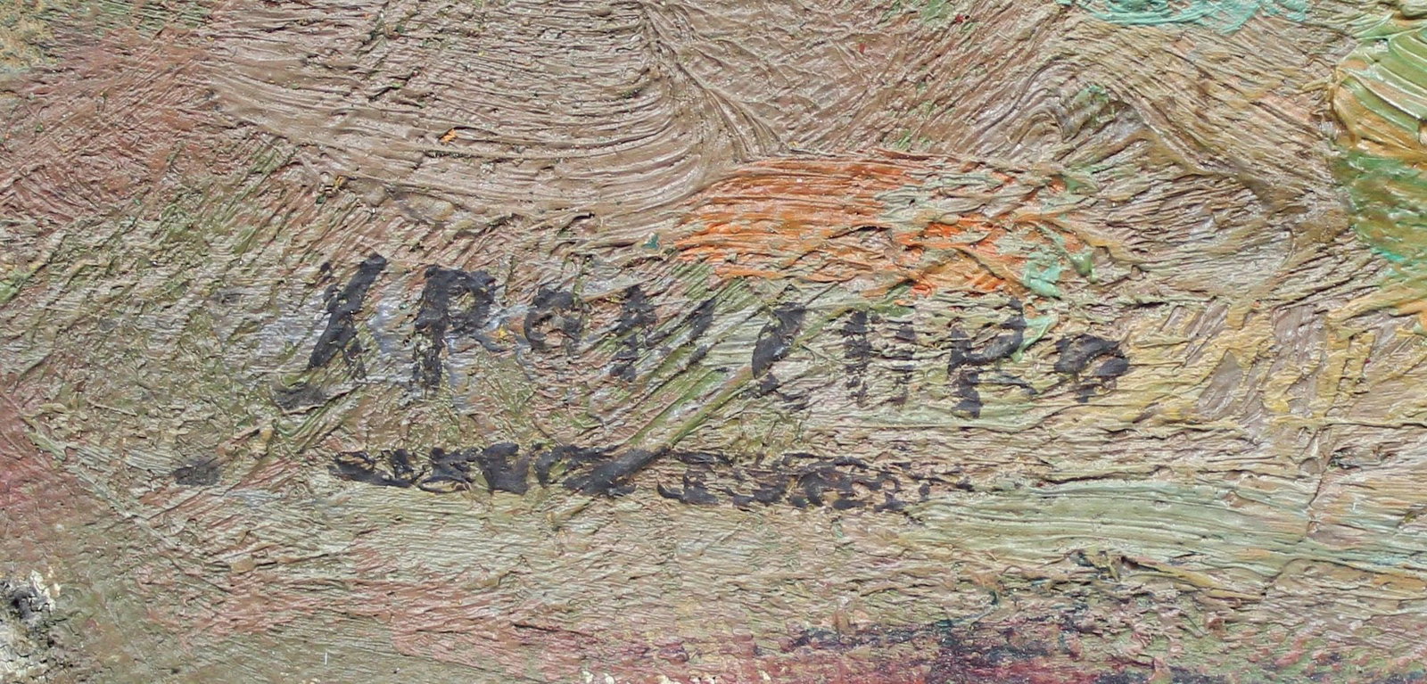 Khromenko Glib (Ukrainian artist), "Birches", oil on canvas - 2