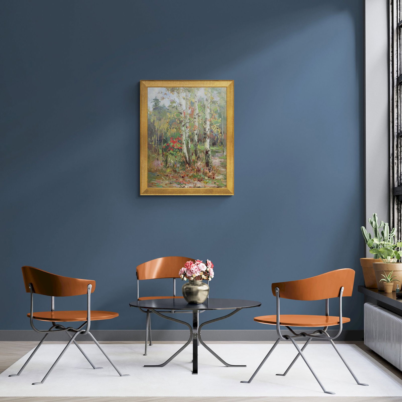 Khromenko Glib (Ukrainian artist), "Birches", oil on canvas - 5