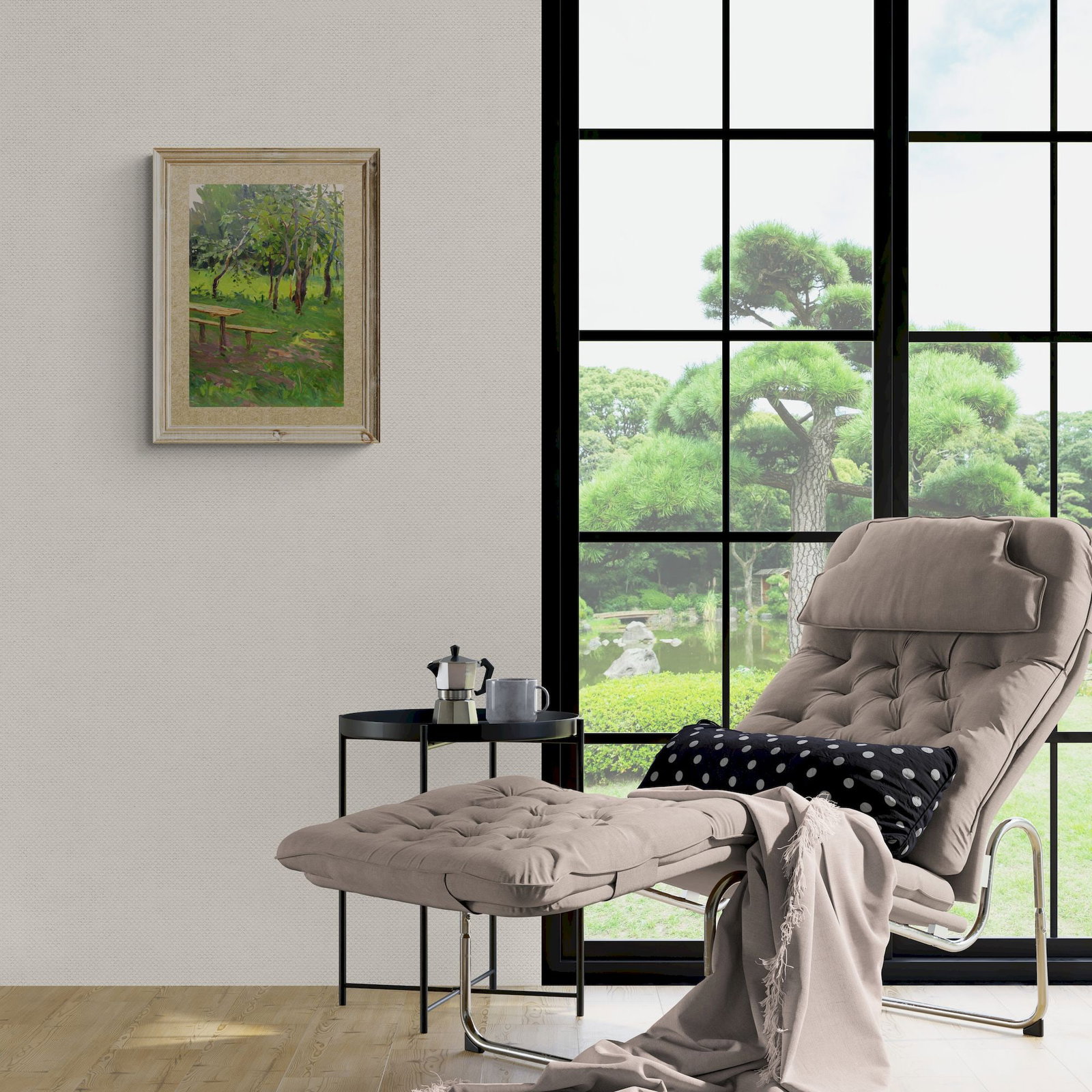 Bondarenko Petro (Ukrainian artist), "Bench", oil on cardboard - 4