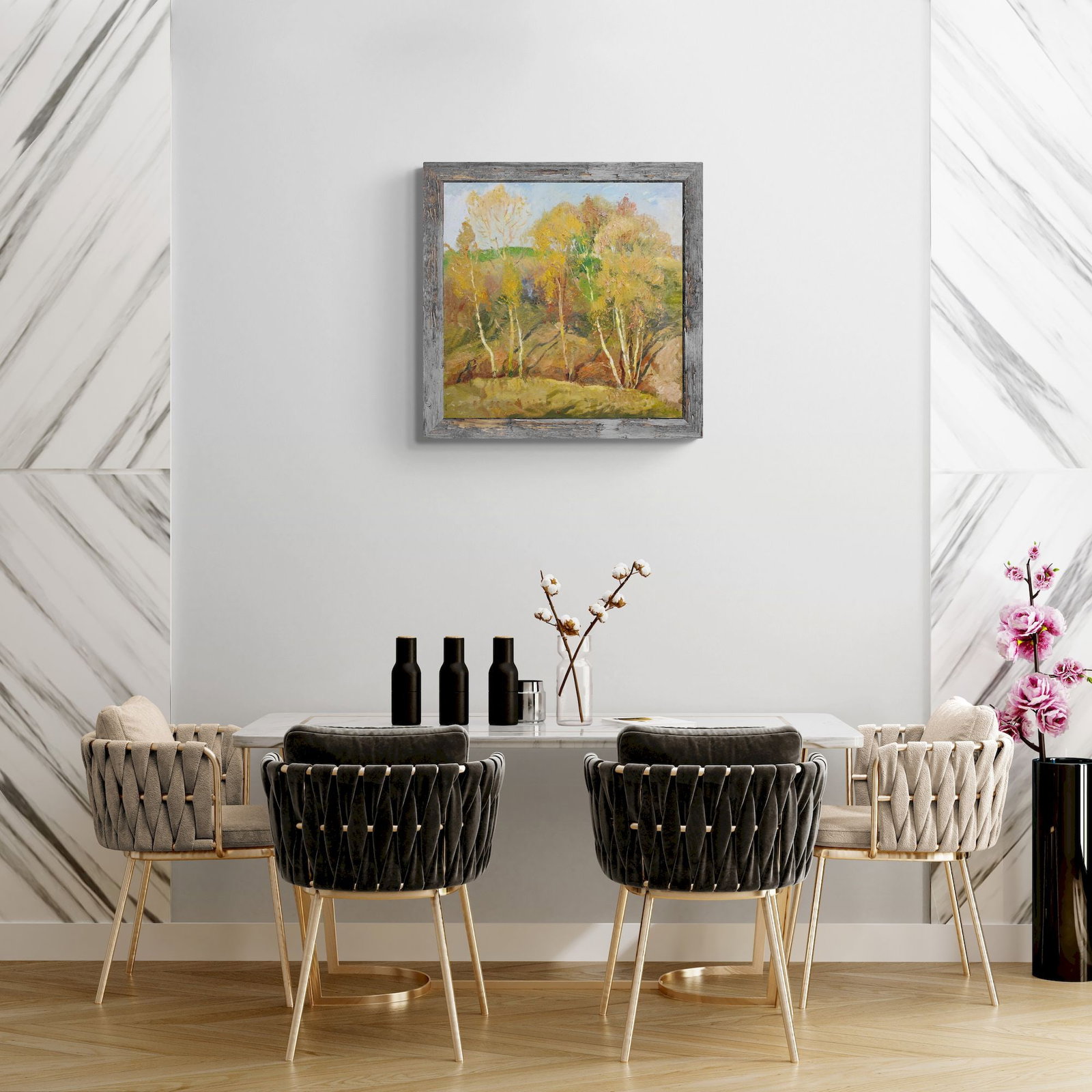 Mynka Olexandr (Ukrainian artist), "Last beam", oil on canvas - 3