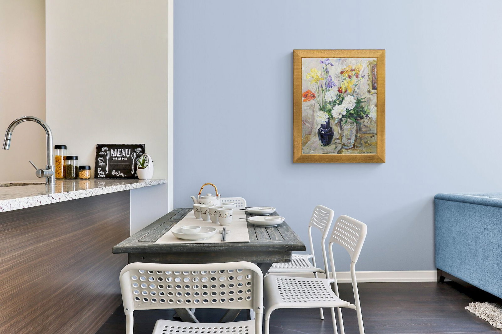 Yeremin Boris (Ukrainian artist), "May's bouquet", oil on canvas - 4