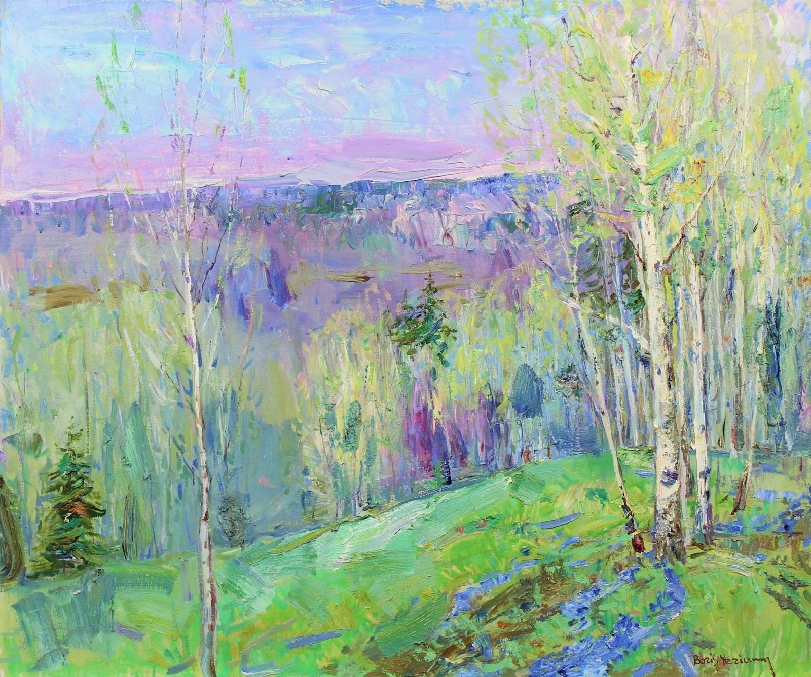 Yeremin Boris (Ukrainian artist), "Early spring", oil on canvas (1 of 4)