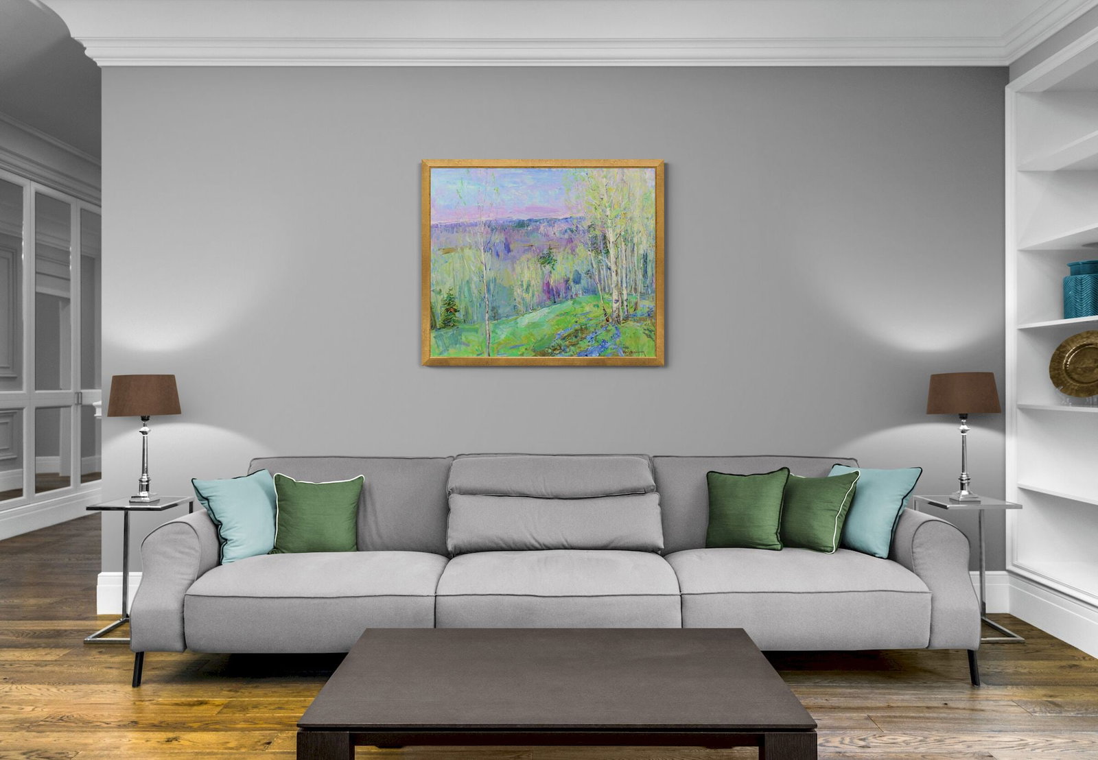 Yeremin Boris (Ukrainian artist), "Early spring", oil on canvas - 4