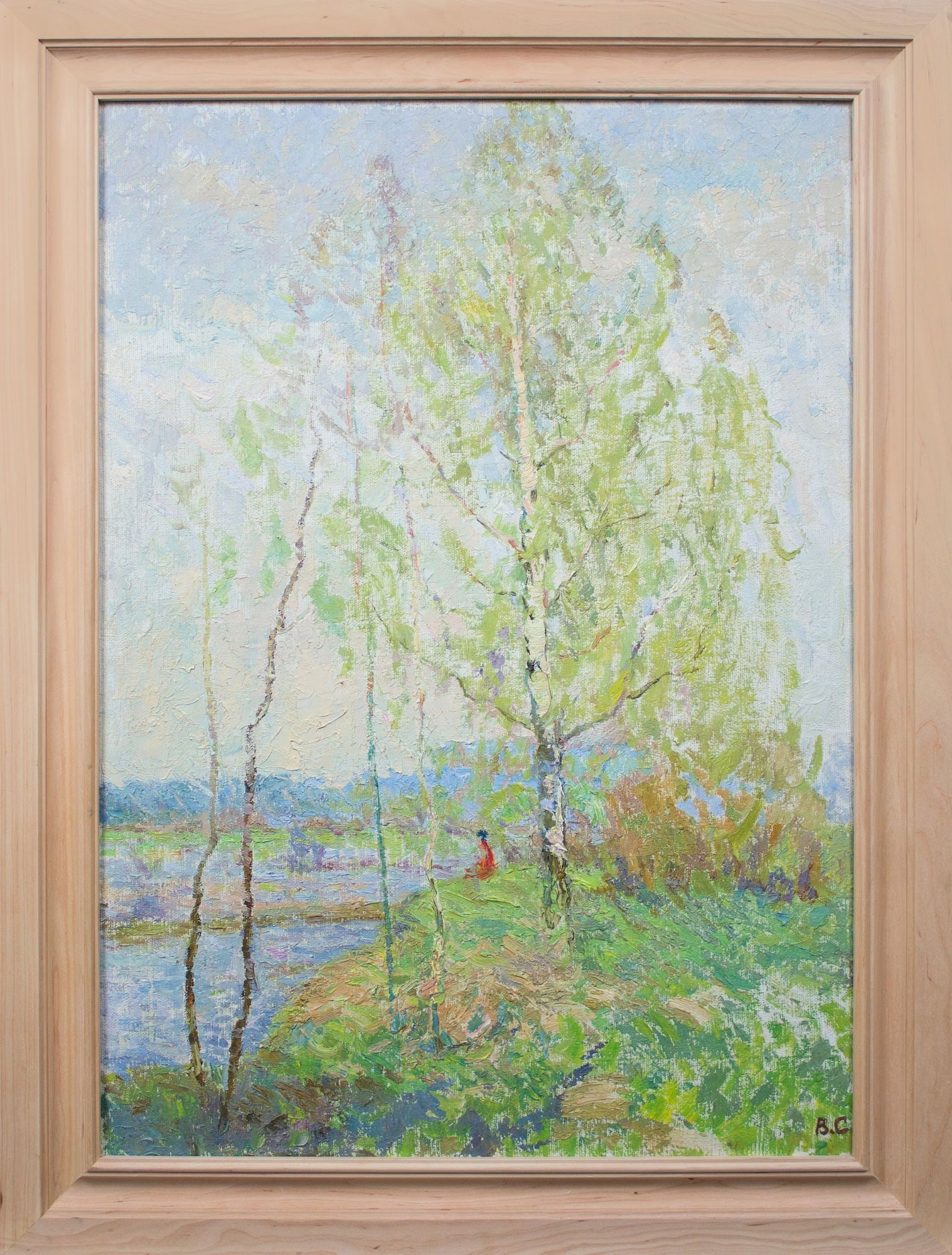 Sevastyanov Victor (Ukrainian artist), "Looking into the distance", oil on canvas on cardboard (1 of 5)