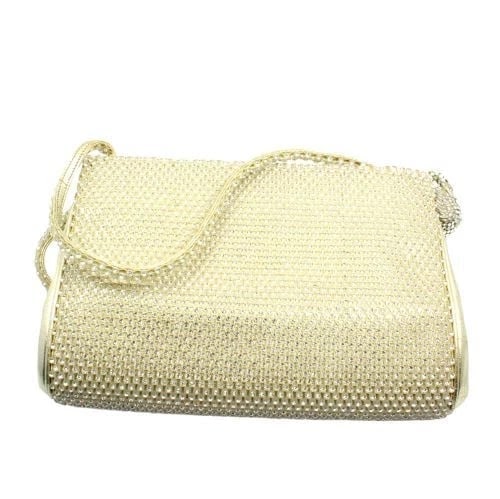 Judith Leiber Swarovski Crystal Swan White Clutch Purse Evening Bag - 7